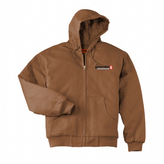 Duck Cloth Hooded Work Jacket #2