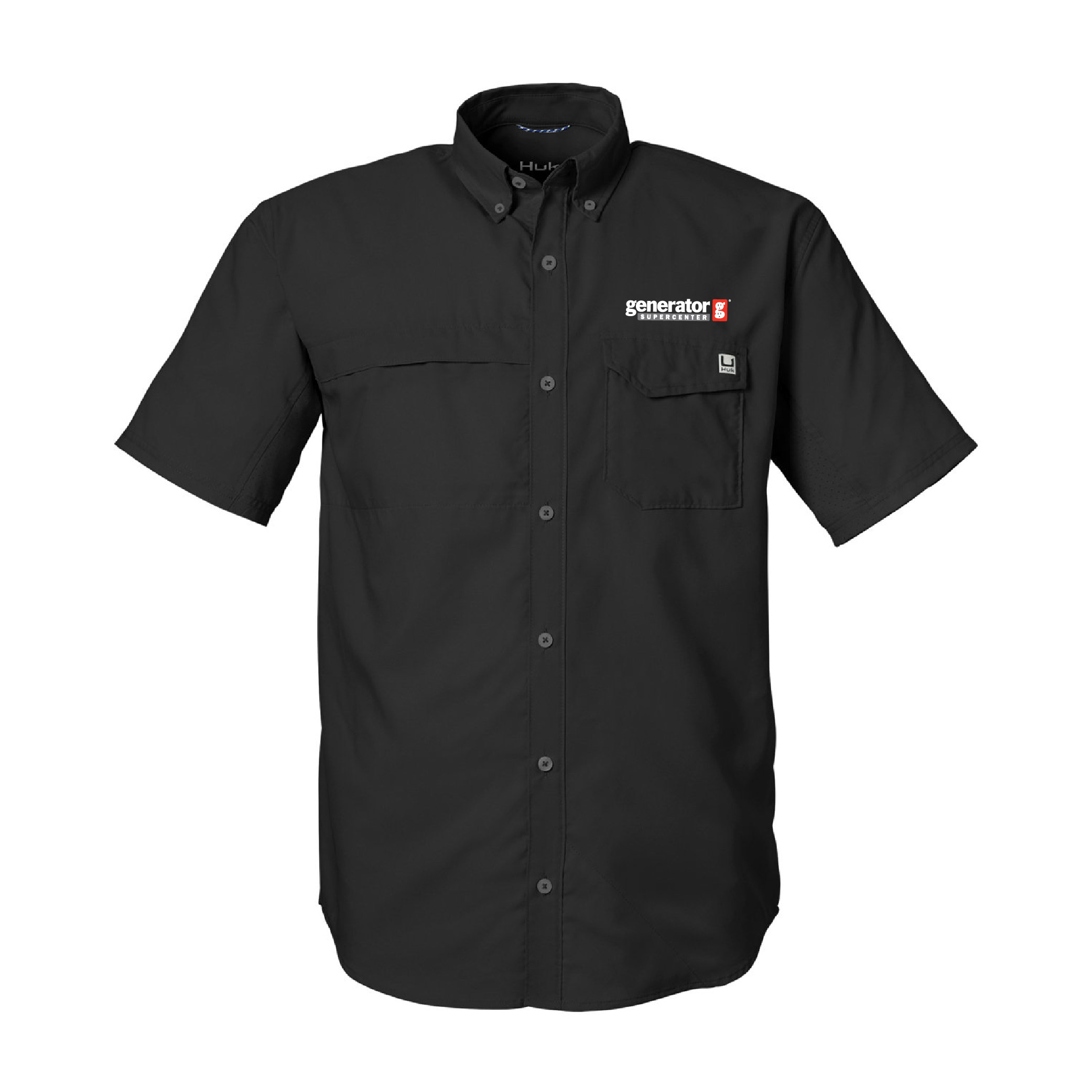 HUK Men's Tide Point Short Sleeve Shirt