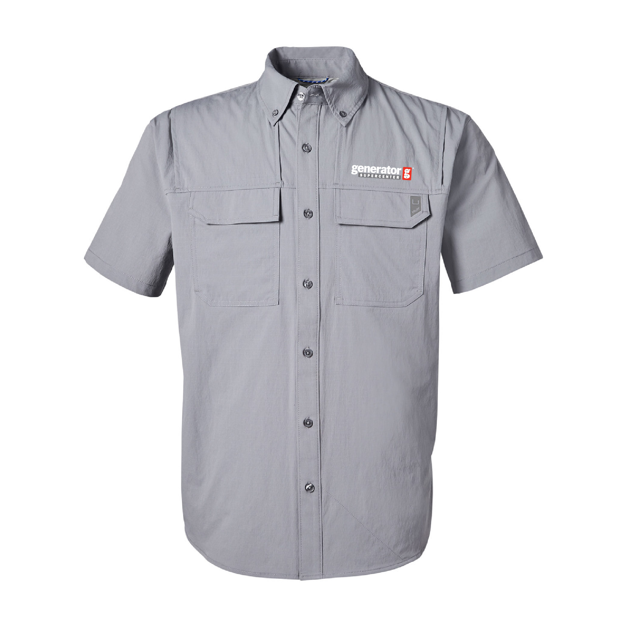 HUK Men's Creekbed Short Sleeve Shirt