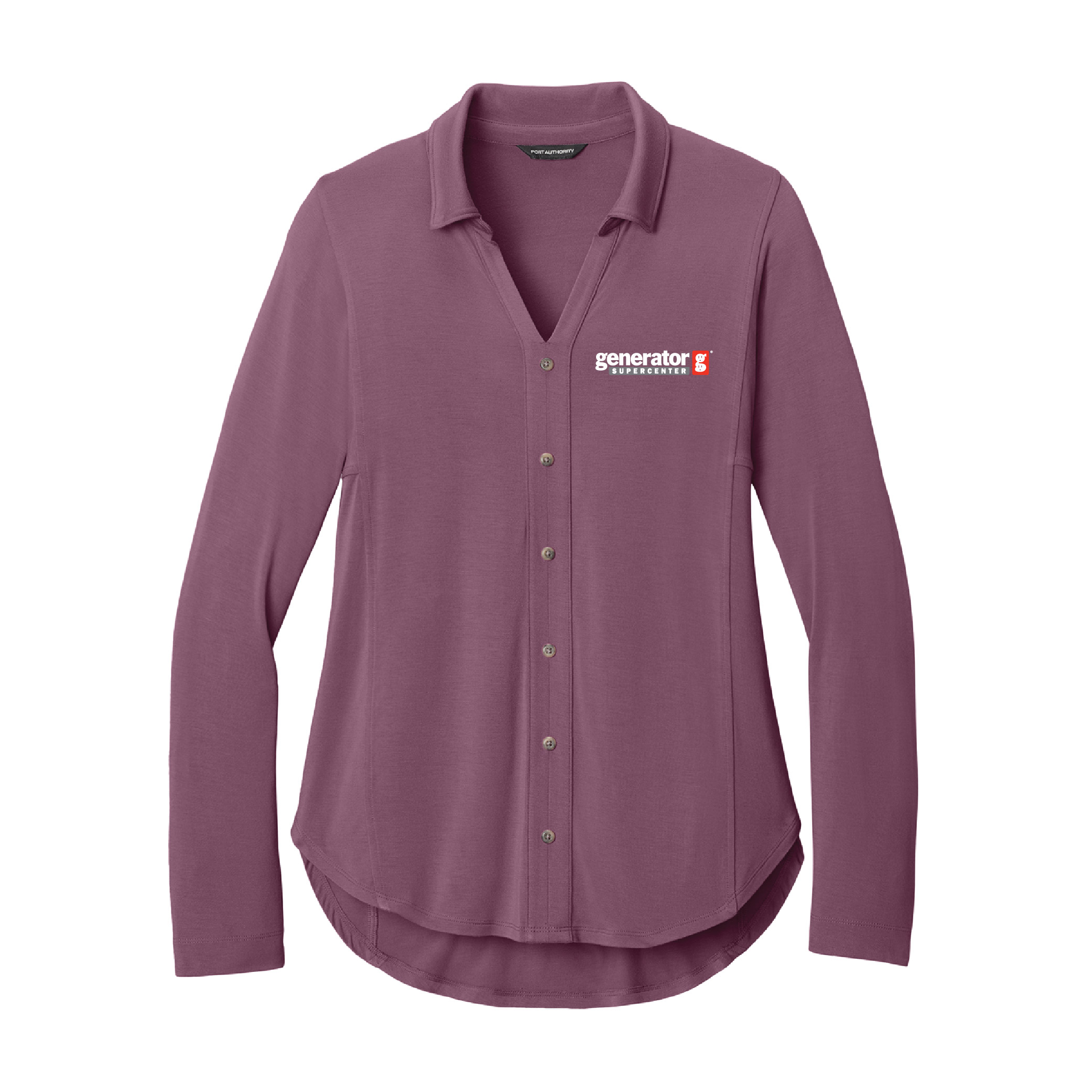 Port Authority Women's Luxe Knit Button Tunic