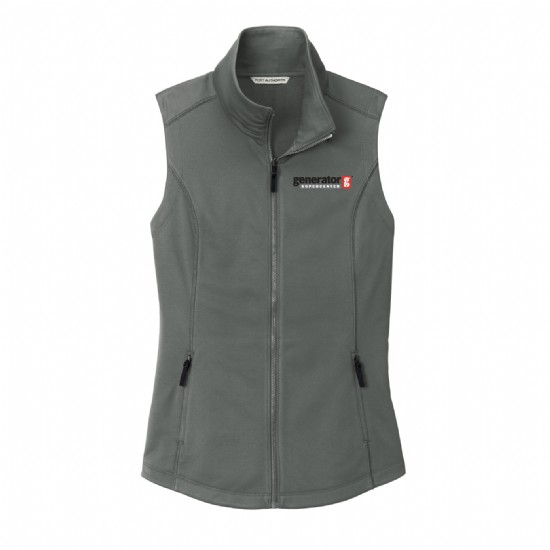 Ladies Smooth Fleece Vest