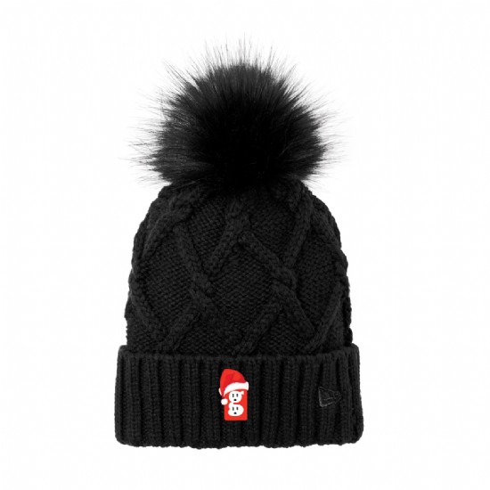 Power Up Christmas - New Era Faux Fur Pom Beanie #2