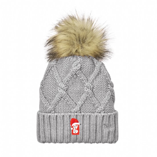 Power Up Christmas - New Era Faux Fur Pom Beanie #3