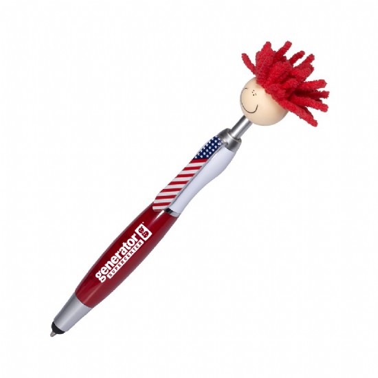 Patriotic MopToppers Screen Cleaner with Stylus Pen