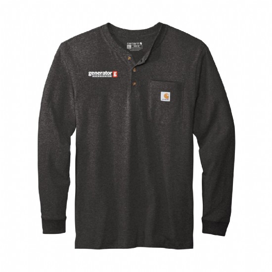 Technician | Carhartt Long Sleeve Henley T-Shirt | T1165