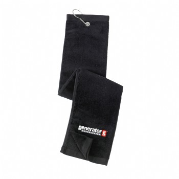 Grommeted Tri-Fold Golf Towel